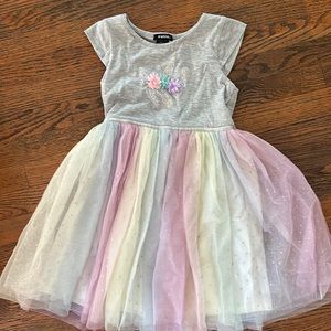 Girls unicorn dress size 7